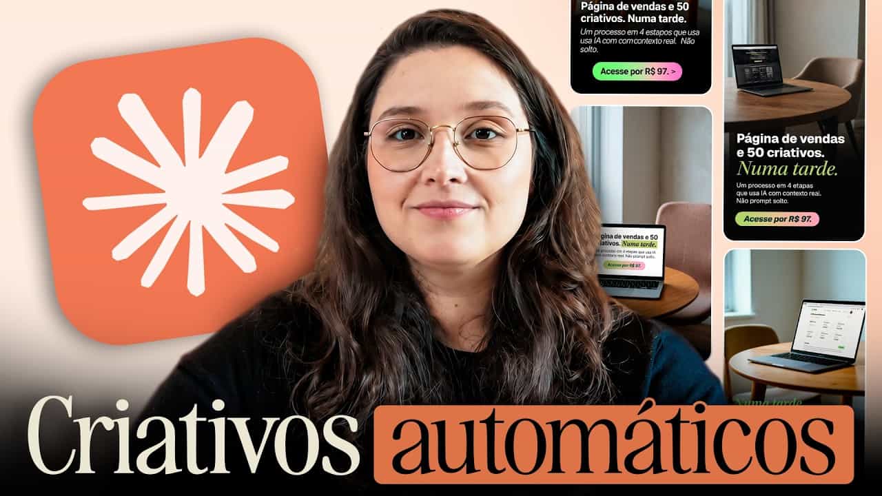 Como criar anúncios com IA: 50 criativos numa tarde, em 3 etapas